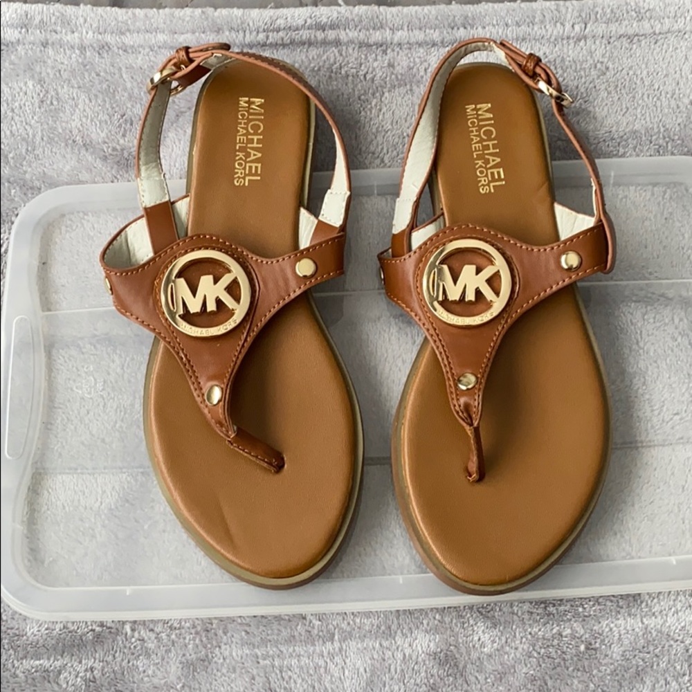 Michael Kors brown sandals